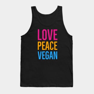 Love Peace Vegan Tank Top